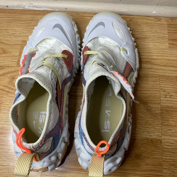 Nike ISPA OverReact Flyknit 'Light Bone' CD9664-100 size 8.5 - Picture 4 of 6
